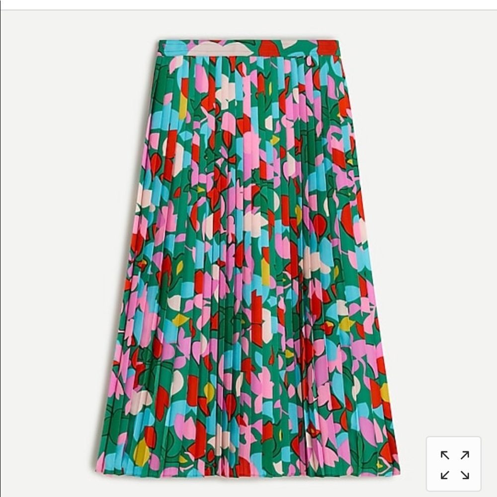 J Crew midi skirt in floral confetti